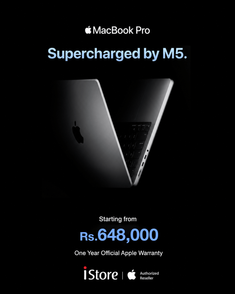MacBook Pro M5 M5-Pro M5-Max officially available at iStore with Official Apple Warranty